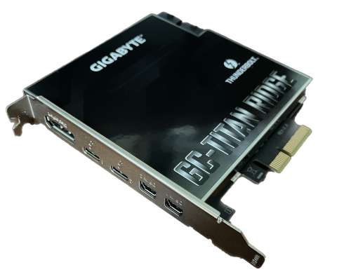 Gigabyte GC Titan Ridge Thunderbolt PCIe Card Titan Ridge Thunderbolt Card