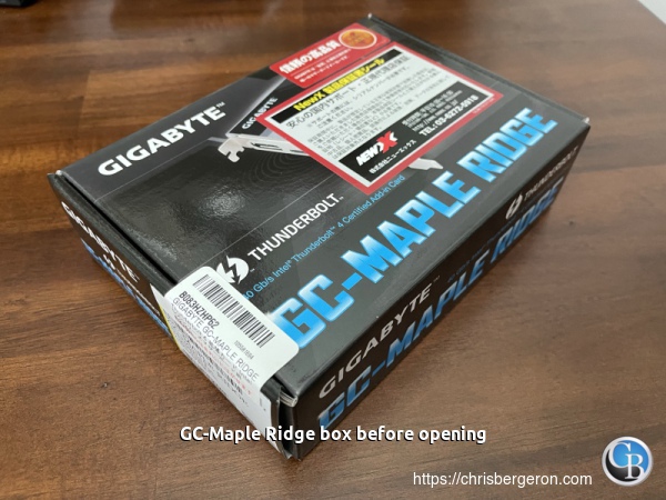 Picture of a product box Maple Ridge Controller Boxed