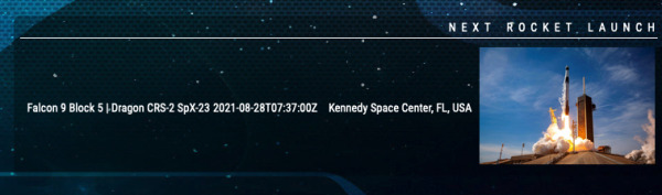 MMM-NextRocketLaunch MagicMirror Module